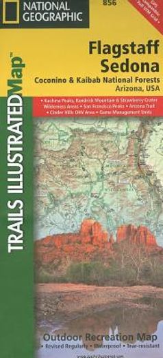 Flagstaff/sedona, Coconino Kaibab National Forests: Trails Illustrated Other Rec. Areas (en Inglés)