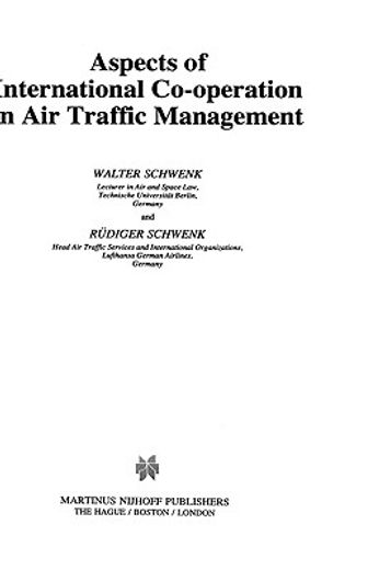 aspects of international co-operation in air traffic management