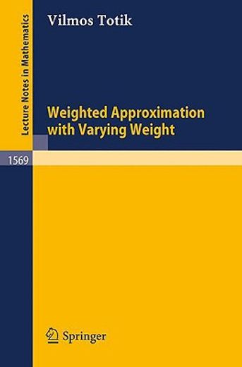 weighted approximation with varying weight (en Inglés)