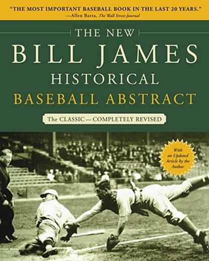 the new bill james historical baseball abstract,the classic (en Inglés)