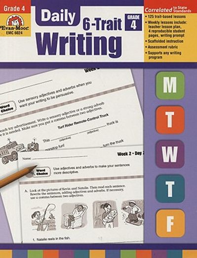 daily 6-trait writing, grade 4 (en Inglés)
