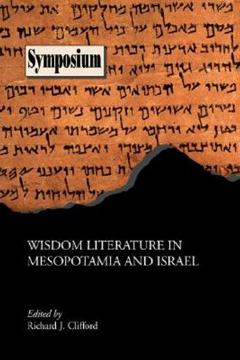 wisdom literature in mesopotamia and israel