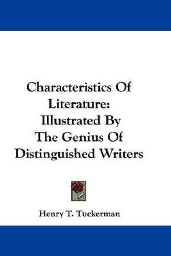 characteristics of literature: illustrat