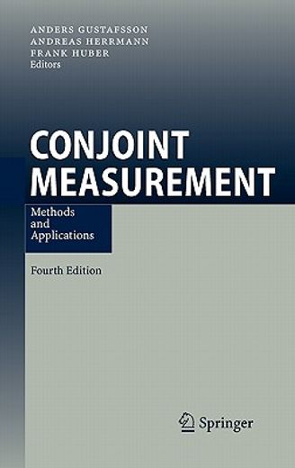 conjoint measurement,methods and applications