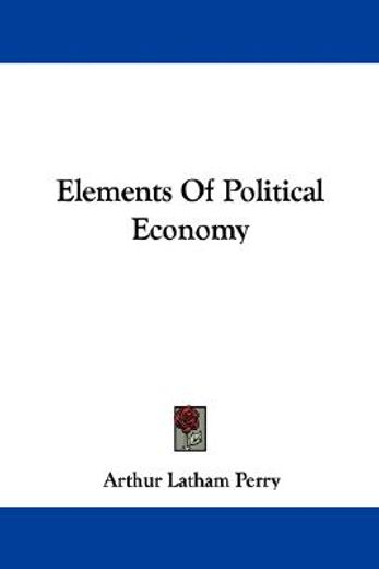 elements of political economy