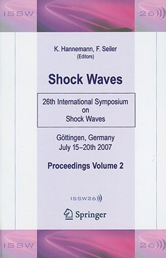 proceedings of the 26th international symposium on shock waves