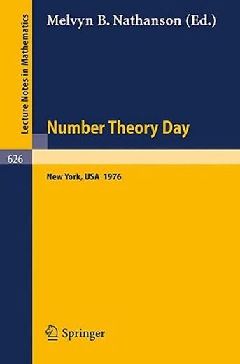 number theory day (in English)