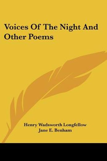 voices of the night and other poems