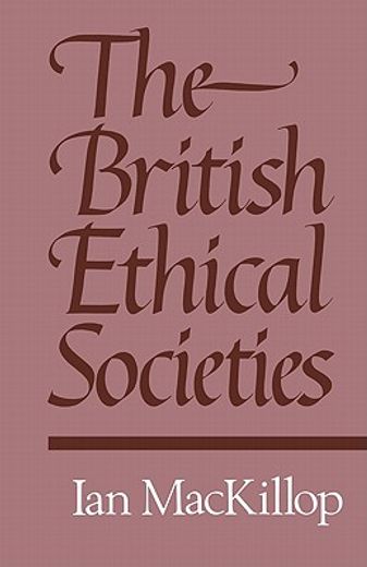 The British Ethical Societies (en Inglés)