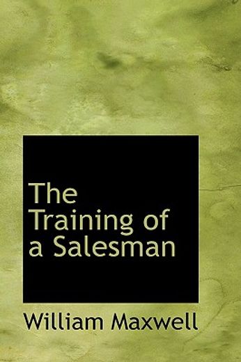 the training of a salesman
