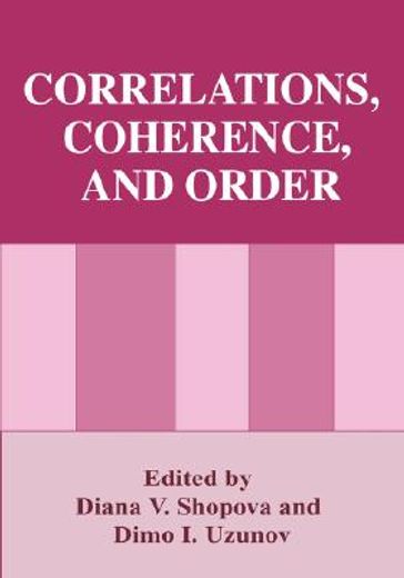 correlations, coherence, and order (en Inglés)