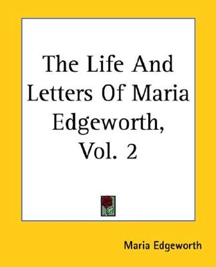 the life and letters of maria edgeworth