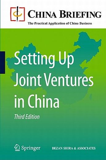 setting up joint ventures in china (in English)
