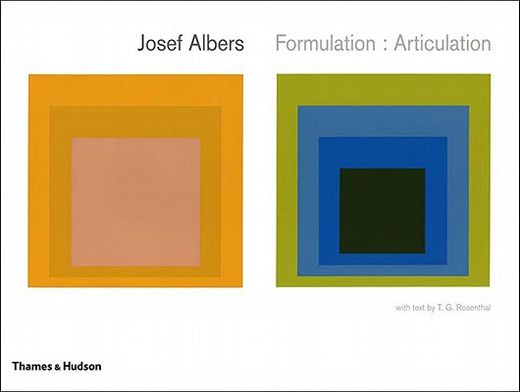 josef albers,formulation: articulation
