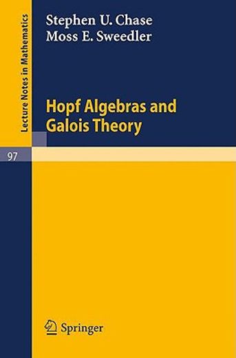 hopf algebras and galois theory (en Inglés)