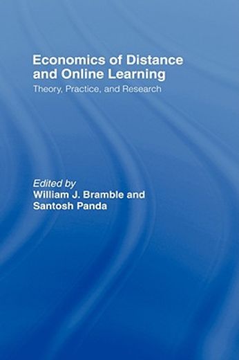 economics of distance and online learning,theory, practice and research