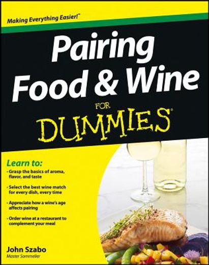 pairing food and wine for dummies (en Inglés)