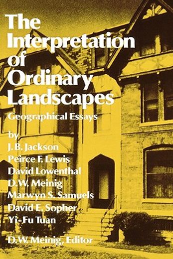 interpretation of ordinary landscapes