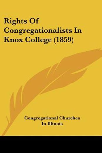 rights of congregationalists in knox col
