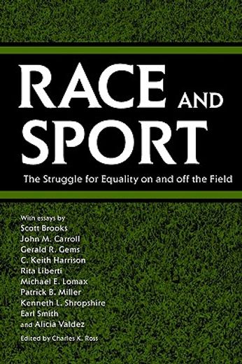 race and sport,the struggle for equality on and off the field