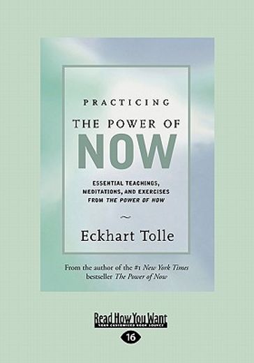 practicing the power of now: essential teachings, meditations, and exercises from the power of now (easyread large edition)