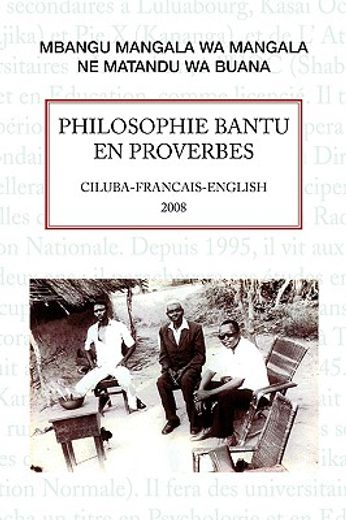 philosophie bantu en proverbes,ciluba-francais-english