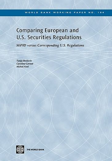 comparing european and u.s. securities regulations,mifid versus corresponding u.s. regulations