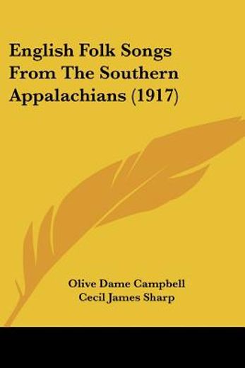 english folk songs from the southern appalachians
