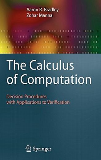 the calculus of computation,decision procedures with applications to verification