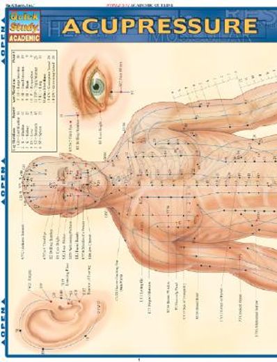 acupressure laminated reference guide