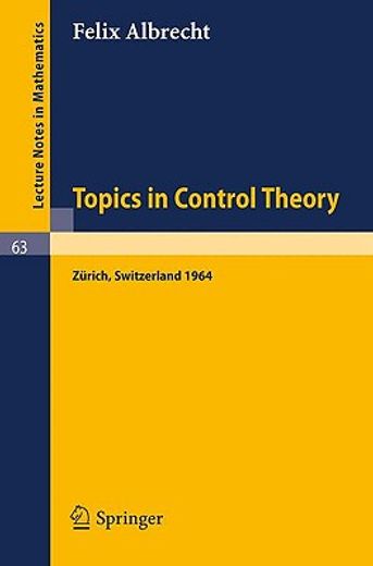 topics in control theory