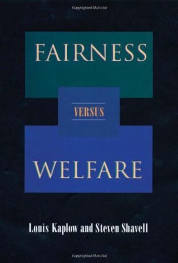 Fairness Versus Welfare (en Inglés)
