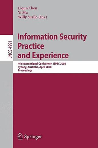 information security practice and experience (en Inglés)