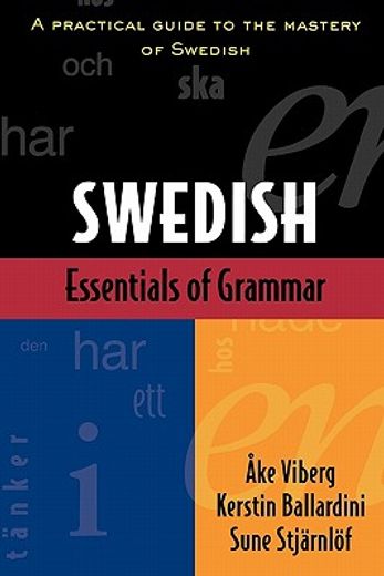 swedish,essentials of grammar (en Inglés)
