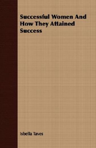 successful women and how they attained s (in English)