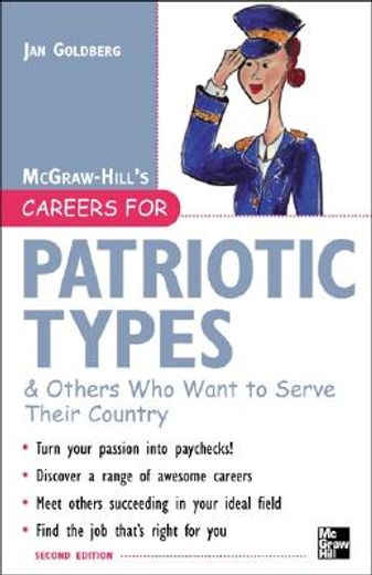 careers for patriotic types & others who want to serve their country