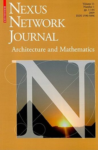 nexus network journal 11.1,architecture and mathematics