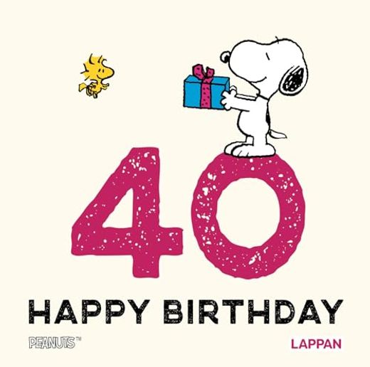 Peanuts Geschenkbuch: Happy Birthday zum 40. Geburtstag (en Alemán)