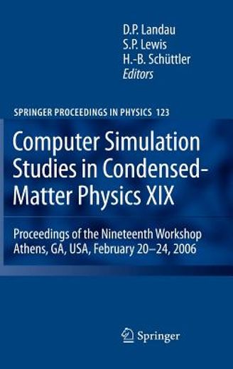 computer simulation studies in condensed-matter physics 19,proceedings of the nineteenth workshop