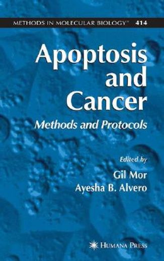 apoptosis and cancer,methods and protocols