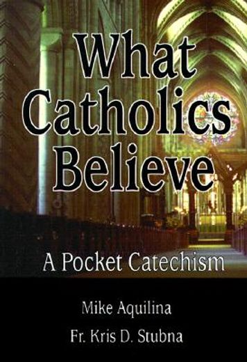 what catholics believe,a pocket catechism (en Inglés)