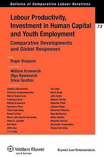 labour productivity, investment in human capital and youth employment,comparative developments and global responses