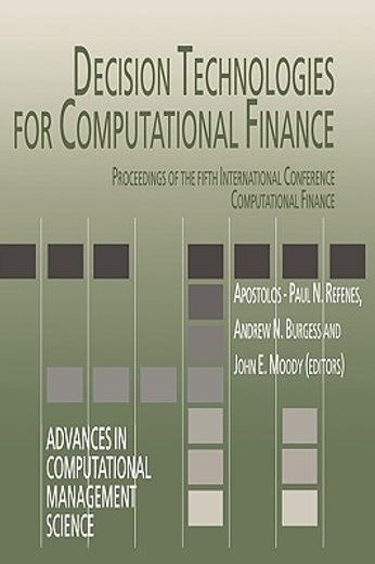 decision technologies for computational finance (en Inglés)