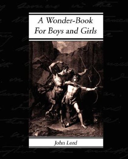 wonder-book - for boys and girls