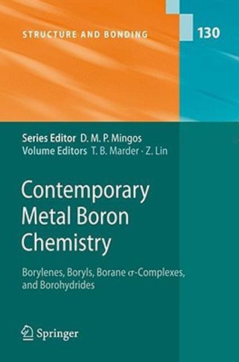 contemporary metal boron chemistry i,borylenes, boryls, borane sigma-complexes, and borohydrides