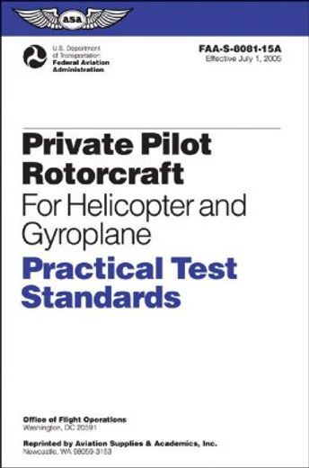 private pilot rotorcraft 2005,for helicopter and gyroplane