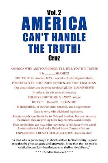 america can´t handle the truth!