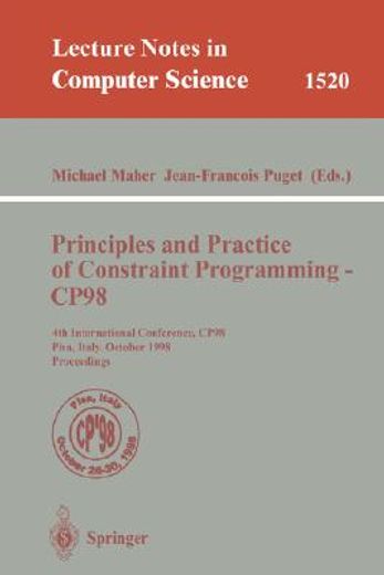 principles and practice of constraint programming - cp98 (in English)