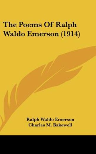 the poems of ralph waldo emerson (en Inglés)