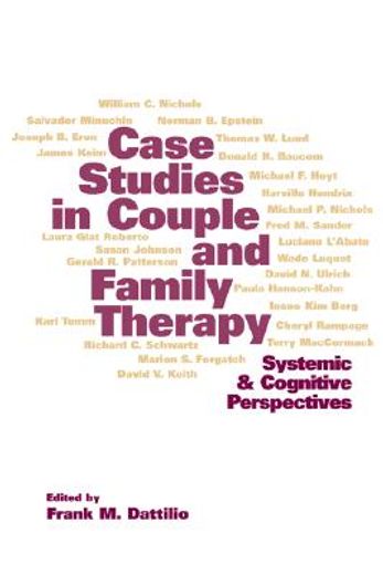 case studies in couple and family therapy,systemic and cognitive perspectives